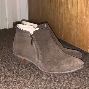 Suede Leather Booties